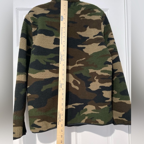 Hollister Camo Sherpa Fleece Jacket, NWOT Men’s Small - Picture 10 of 11
